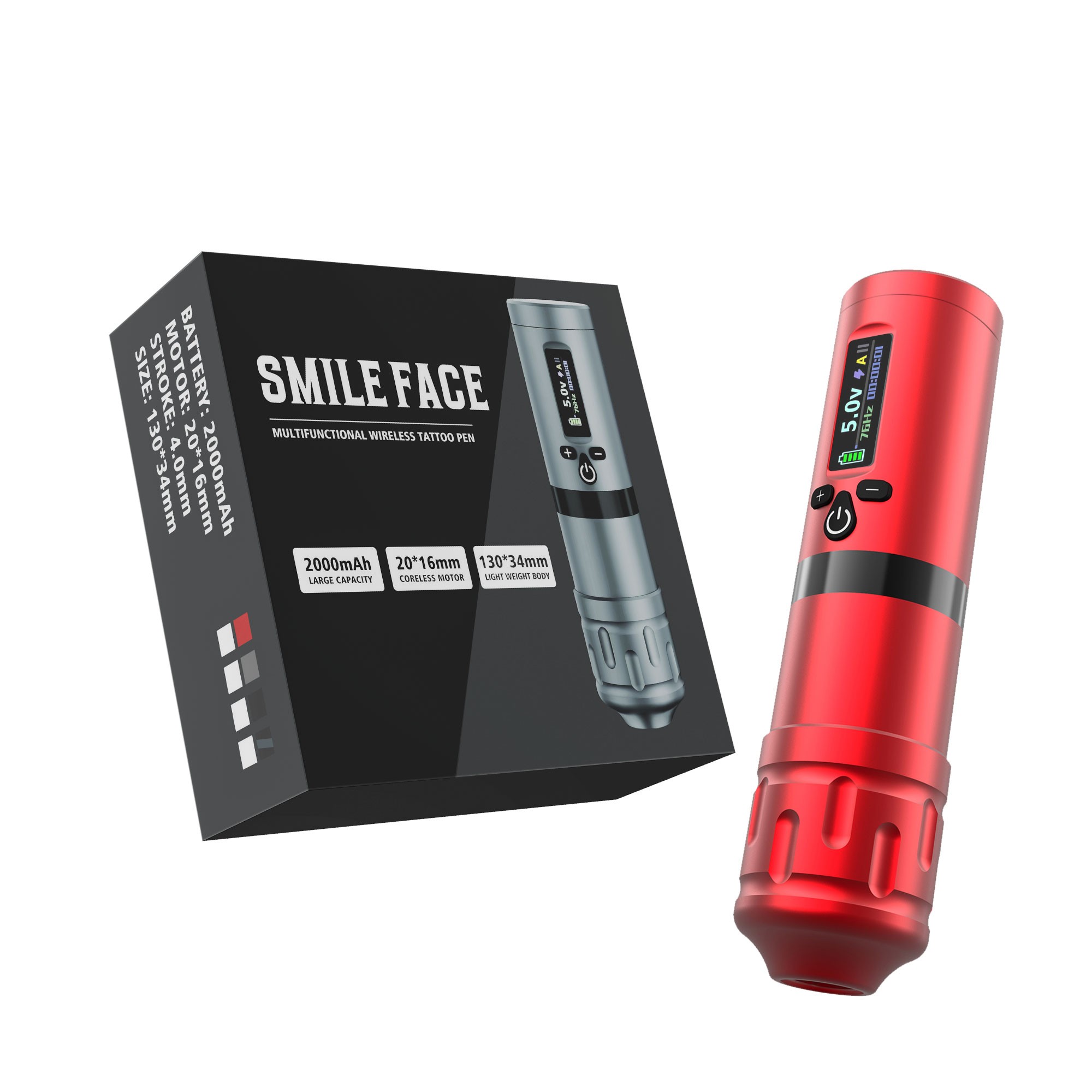 SMILE FACE WIRELESS TATTOO MACHINE PEN